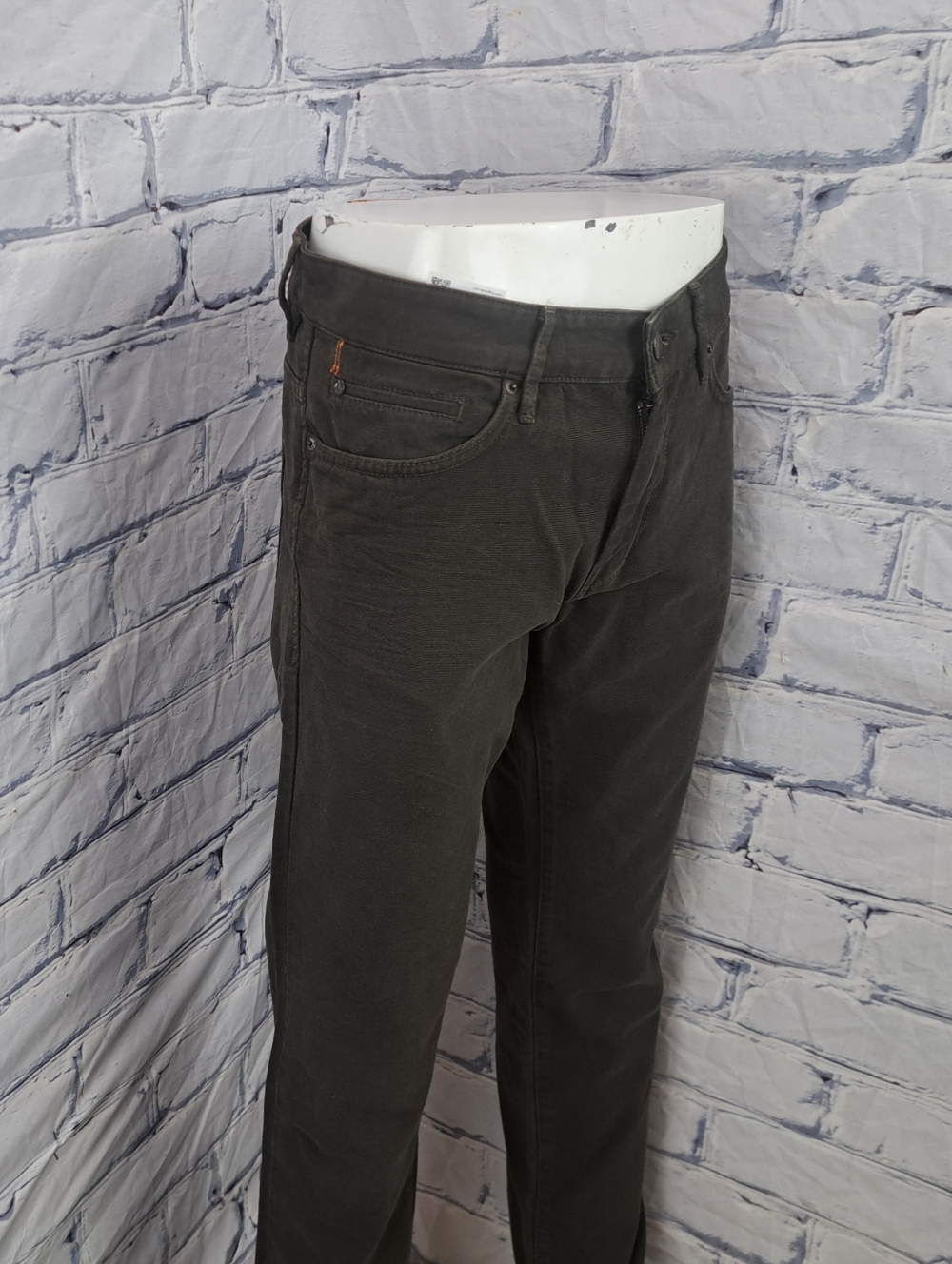 NWT Hugo Boss Orange24 Barcelona Duck Slim Straight Jeans Brown 34x34 - Picture 5 of 15